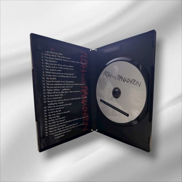 Flesh for Frankenstein Criterion Spine #27 Paul Morrissey, Andy Warhol OOP Rare - Picture 3 of 4